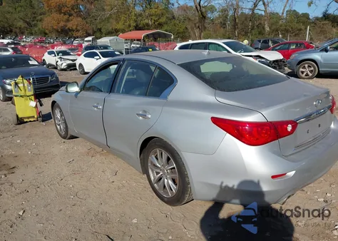 2014 Infiniti Q50 Premium/Sport z USA, uszkodzony, nr VIN JN1BV7AP6EM679449